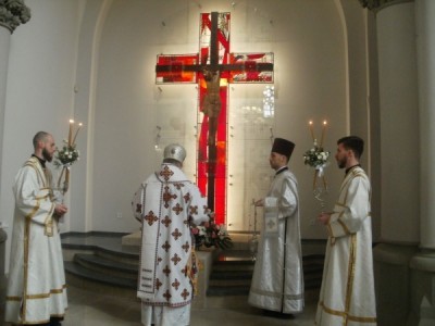 Відвідини нашого храму Владикою Ігорем, Митрополитом і Архиєпископом Львівським