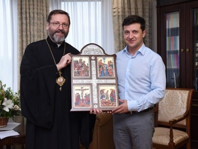  Президент Зеленський привітав Блаженнішого Святослава з Днем народження