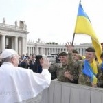 Святіший Отець привітав військових паломників з України