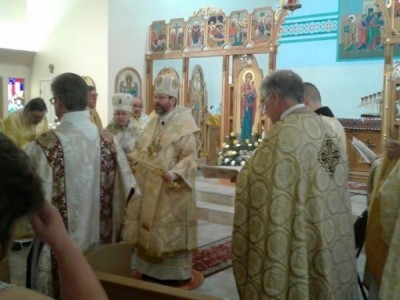 Глава УГКЦ відвідав із душпастирським візитом храм Успення Пресвятої Богородиці у Феніксі з нагоди 60-річчя з дня заснування