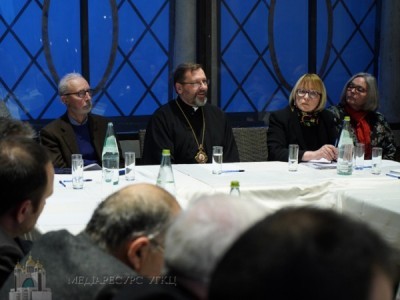 Рани українського суспільства, вибори, реформи, війна, екуменізм: Глава УГКЦ провів у Римі круглий стіл про сучасну Україну