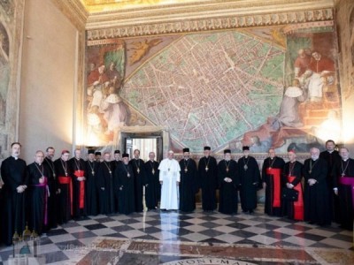 Комунікат за підсумками зустрічі Папи Франциска з проводом УГКЦ