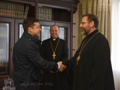 Глава УГКЦ зустрівся з новообраним Президентом України