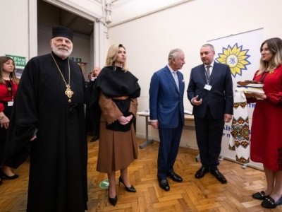 Король Британії та перша леді України відвідали катедральний собор УГКЦ в Лондоні