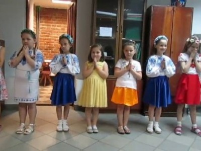 Завершальне заняття-концерт молодшої групи дитячо-юнацького хору "Надія" храму св. Ольги і Єлизавети. 